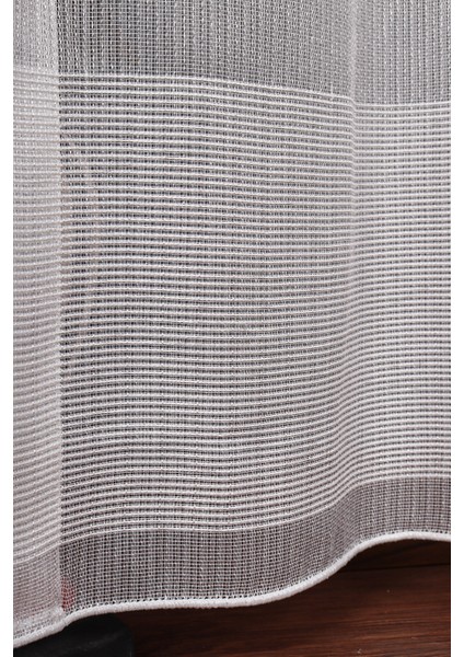 Taç Eteği Bantlı Ketentül Perde, 1/2,5 Normal Pile, Tek Kanat - Ekru 100 x 250 cm indirimleri