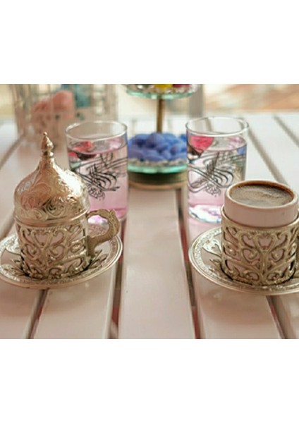 Gümüş 2 Li Set Fincan Takımı , Kahve Fincanı , Hediye Ymnbakırcılık Kahve fincanı,Fincan ve tabak takımı,Modern kahve fincanları,El yapımı fincan takımı
