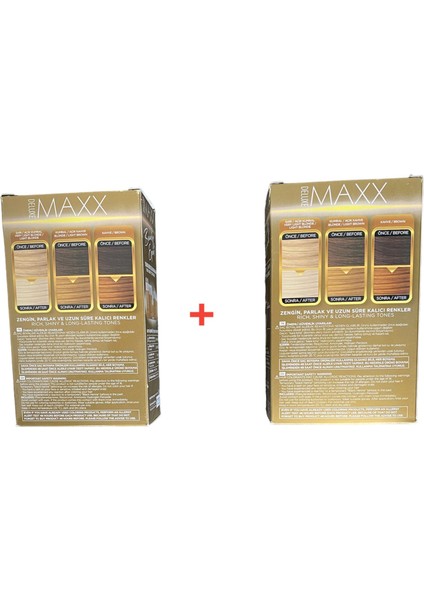 Maxx Deluxe Saç Boyası Seti No:9,00 Yoğun Sarı