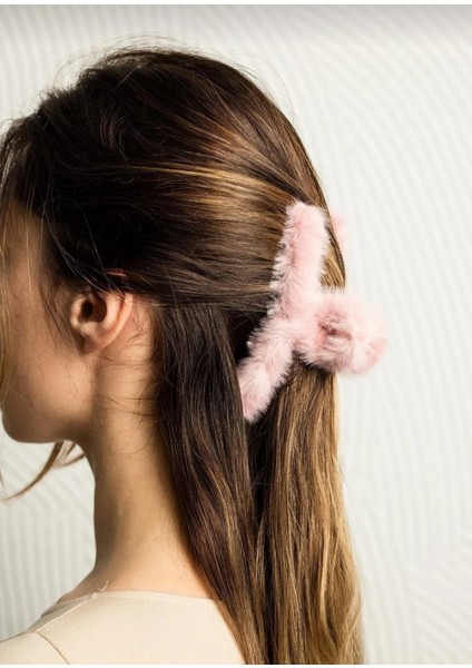 Peluş Yumuşak Tüylü Mandal Toka