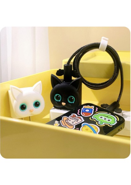 Iphone 18W/20W Uyumlu Şarj Aleti Kılıfı, Şarj Kablosu Örme Aparatı, Toparlayıcı, Kablo Koruyucu