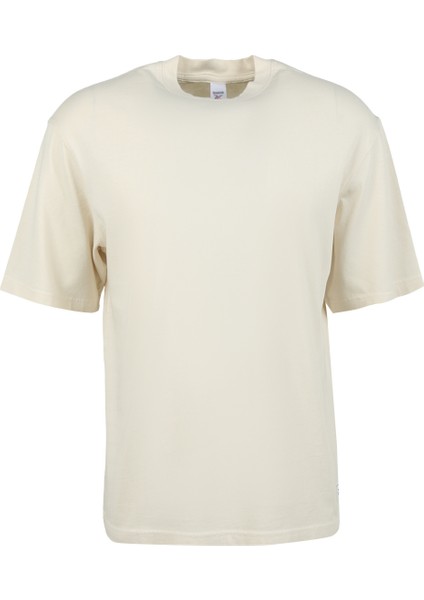 Yuvarlak Yaka Düz Kırık Beyaz Kadın T-Shirt HS9150 cl Nd Tee