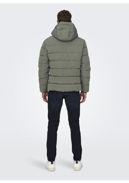 Gri Erkek Mont 22019598_ONSCAYSON Puffa Otw
