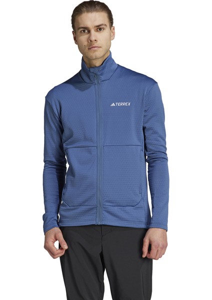 Siyah Erkek Dik Yaka Polar Sweatshırt IB1817-MT Lt Fl Fz Ja Won