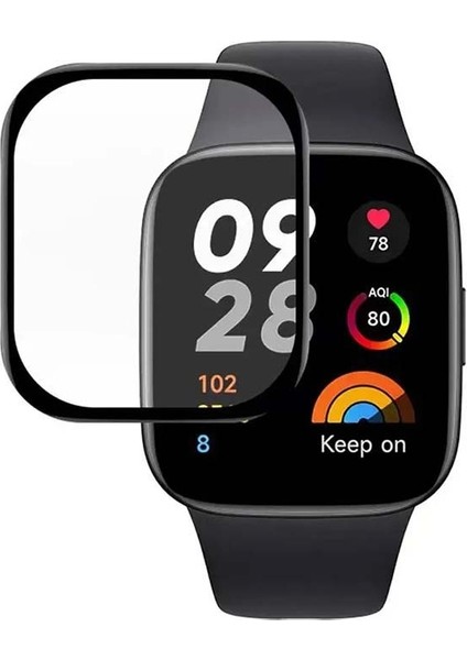 Xiaomi Redmi Watch 3 Ile Uyumlu Polymer Temperli Nano 0.5 mm Watch Ekran Koruyucu