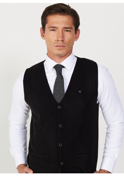 ALTINYILDIZ CLASSICS Altınyıldız Classics Siyah Erkek Yelek 4A4924100033 modelleri