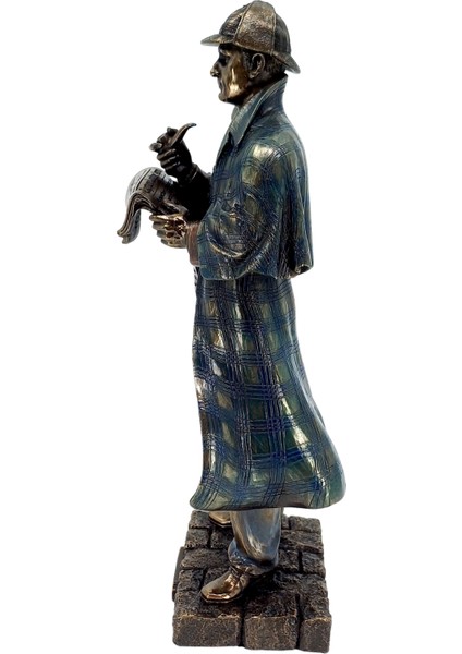 Sherlock Holmes Biblo | Dedektif Heykeli | Edebiyat Dekorasyon Objesi