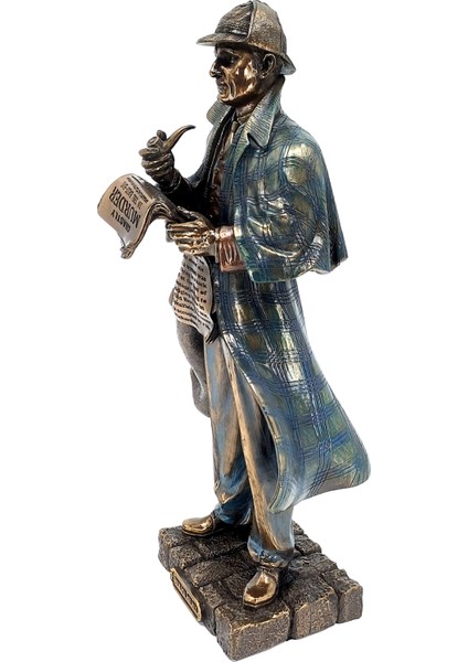 Sherlock Holmes Biblo | Dedektif Heykeli | Edebiyat Dekorasyon Objesi