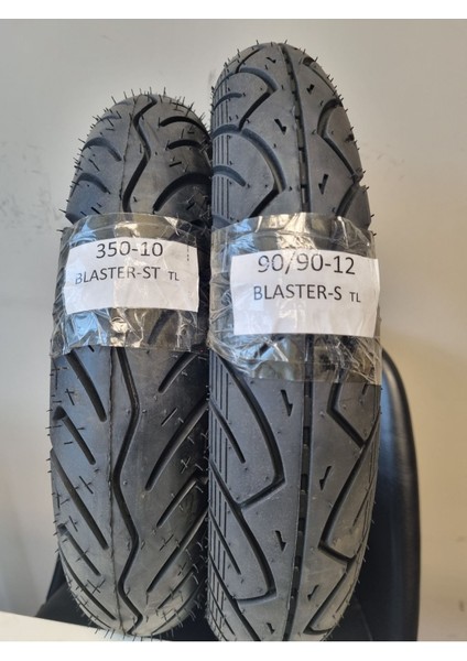 Honda Spacy, Activa-S, Spontini, 350-10 TL ve 90/90-12 TL Dubleks Lastik Set