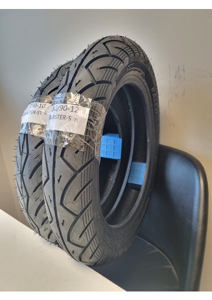 Honda Spacy, Activa-S, Spontini, 350-10 TL ve 90/90-12 TL Dubleks Lastik Set