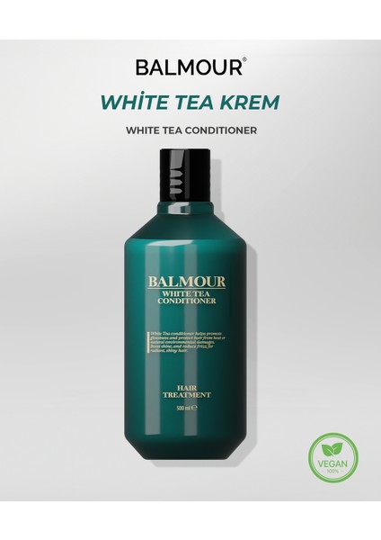 Vegan White Tea Saç Kremi 500 ml