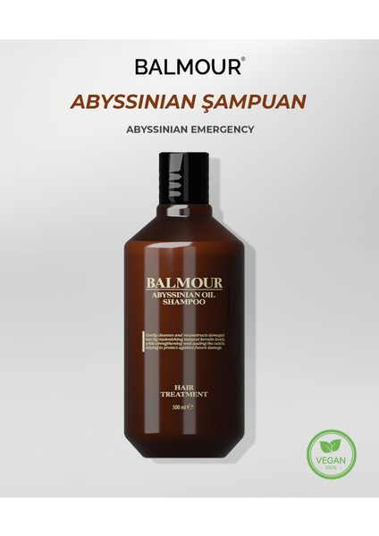 Abyssinian Oil Onarıcı Keratin Şampuanı 500 ml