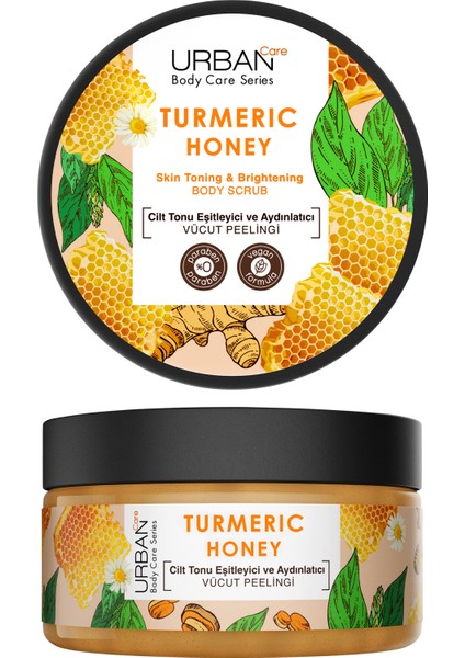 Turmeric Honey Cilt Tonu Esitleyici ve Aydınlatıcı Vücut Peelingi 200 Ml-Vegan