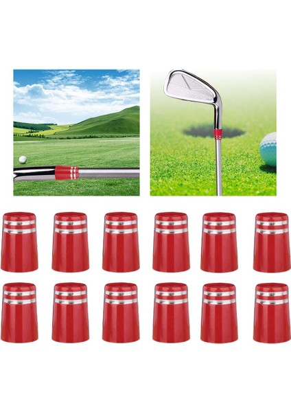 12 Dayanıklı Golf Yüksük Boyutu .370 Uç Kapakları Kırmızı Için Ucu Adaptörü (Yurt Dışından) indirimleri