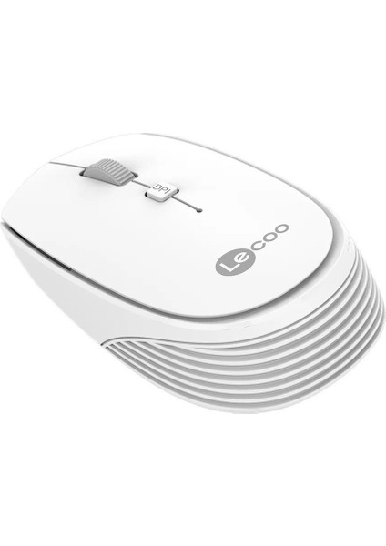 Lecoo WS202 Kablosuz 1200DPİ Optic Beyaz Mouse