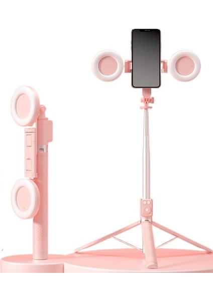 Bluetooth Selfi Çubuğu Tripod Selfi Çubuğu (Yurt Dışından)