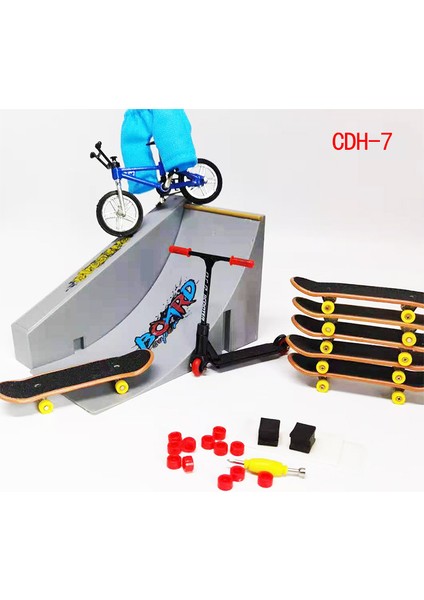 Finger Board Skate Park Scooter Finger Bike Skateboard Site Scene Alaşım Scooter (Yurt Dışından)
