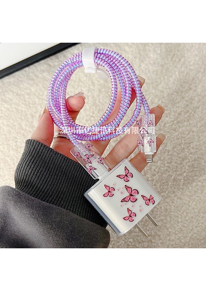 Apple 13 Data Kablosu Koruyucu Kılıf 20W Şarj Cihazı 2ADET (Yurt Dışından)