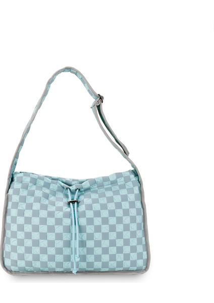 Omuz El Anne Su Geçirmez Naylon Bebek Bezi Anne ve Bebek Seyahat Izgara Büyük Kapasiteli Anne Çantası (Yurt Dışından)