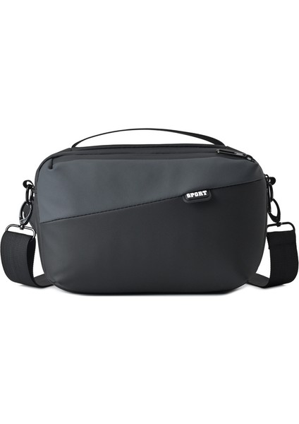 Gündelik Erkek Tek Omuz Crossbody Iş Gidiş Taşınabilir Moda Göğüs Men's Wallet Çantası (Yurt Dışından)