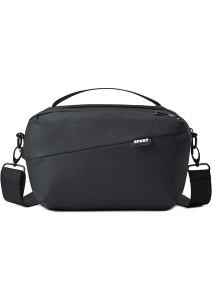 Gündelik Erkek Tek Omuz Crossbody Iş Gidiş Taşınabilir Moda Göğüs Men's Wallet Çantası (Yurt Dışından)