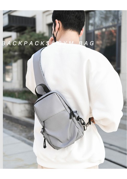 Erkek Göğüs Su Geçirmez Naylon Çapraz Omuz Göğüs Trend Tek Omuz Göğüs Erkek Çantası (Yurt Dışından) fiyatları