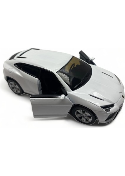 Peda Toy Lamborghini Urus Model Araba 1,36 Ölçek Lisanslı Çek Bırak Araba Lamborghini Urus Beyaz