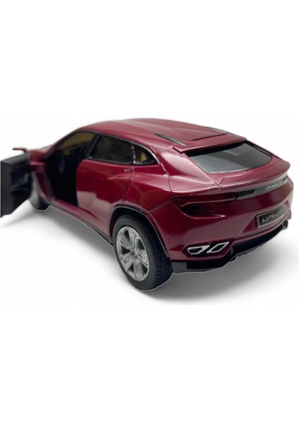 Lamborghini Urus Model Araba 1,36 Ölçek Lisanslı Çek Bırak Araba Lamborghini Urus Kırmızı