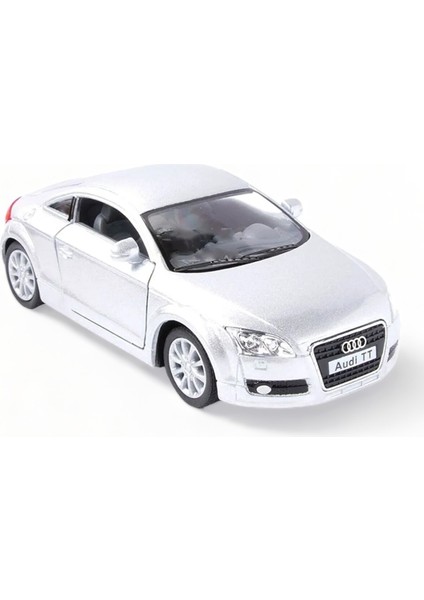 Peda Toy Metal Model Audi Lisanslı Die-Cast Araç 1,36 Çek Bırak Kapı Aç Kapa 2008 Audi  Tt Coupe