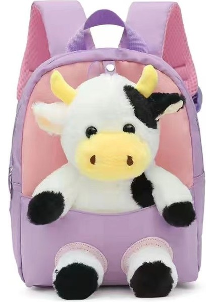 Peluş Inek Bebek Çocuk Sırt Çantası (Yurt Dışından)