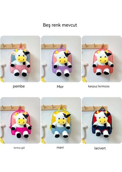 Peluş Inek Bebek Çocuk Sırt Çantası (Yurt Dışından) fırsatları