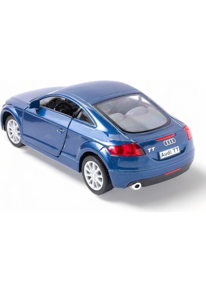 Metal Model Audi Lisanslı Die-Cast Araç 1,36 Çek Bırak Kapı Aç Kapa 2008 Audi Tt Coupe