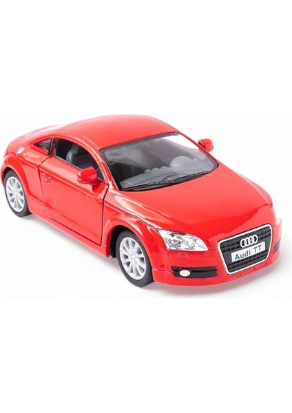 Peda Toy Metal Model Audi Lisanslı Die-Cast Araç 1,36 Çek Bırak Kapı Aç Kapa 2008 Audi  Tt Coupe