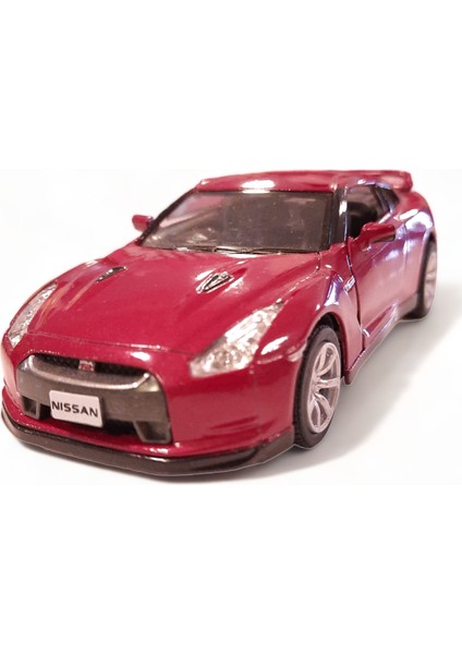 Peda Toy Metal Model Nissan Lisanslı Die-Cast Araç 1,36 Çek Bırak Kapı Aç Kapa Nissan Gtr R35