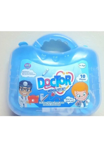 10 Parça Medikal Doktor Oyun Seti Mavi fiyatları