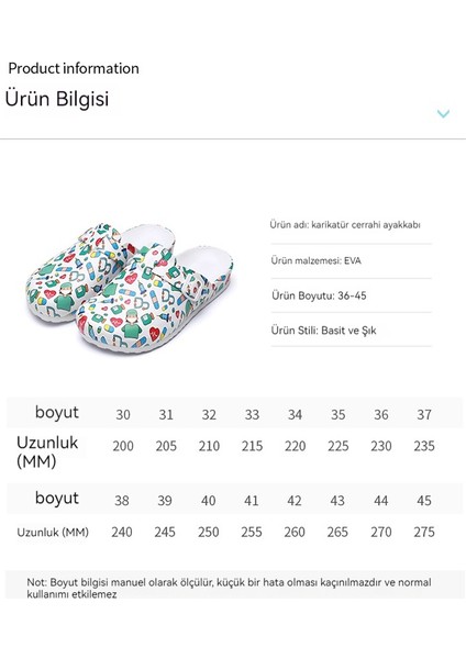 Yumuşak Tabanlı Kapalı Hemşire Model Terlik (Yurt Dışından)