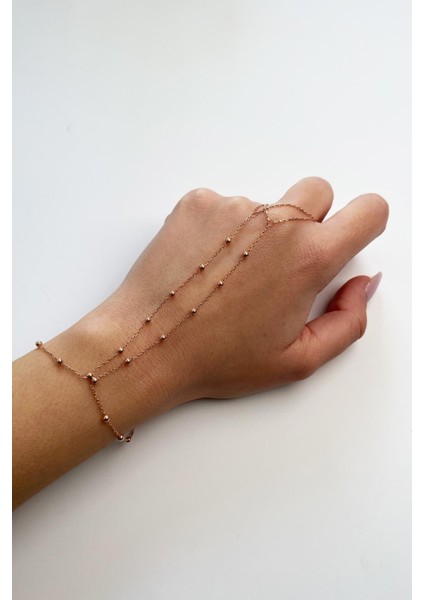 925 Ayar Gümüş Yuvarlak Detaylı Zincir Şahmeran