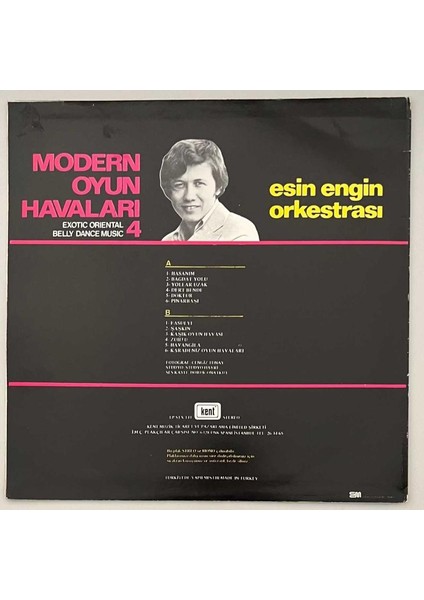 Esin Engin Orkestrası Modern Oyun Havaları 4 Lp Plak ( Orjinal 1979 Dönem Baskı)