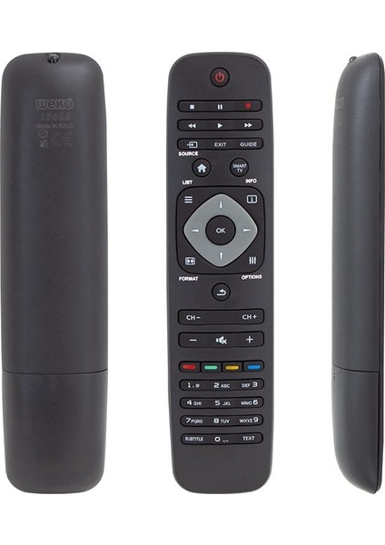 Phılıps Weko Kl Phılıps RM-D1110 Smart Tv Tuşlu Lcd-Led Tv Kumanda Siyah - Beyaz