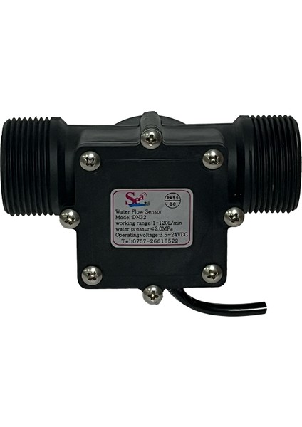 Su Akış Sensörü- Debi ölçer - Akış Ölçer - Türbin Debimetre DN32-1-1/4 inch