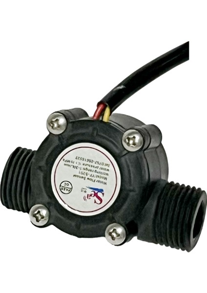 Su Akış Sensörü - Türbin Debimetre DN15-1/2