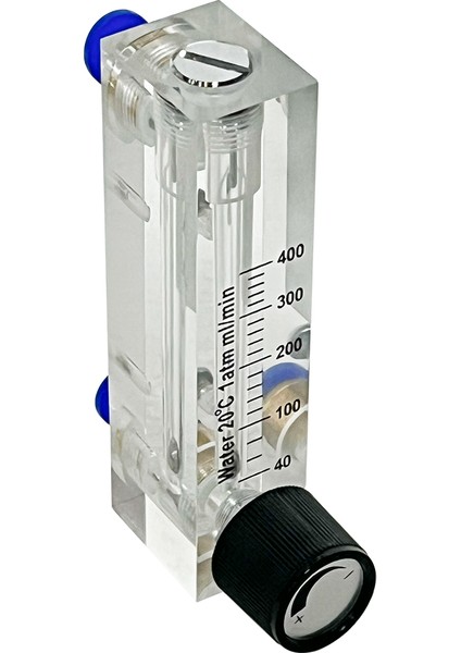 Debimetre - Ayar Vanalı -Debi ölçer - Şamandıralı - Lzm Sıvı 40 – 400 Ml/dk