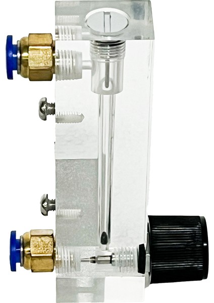 Debimetre - Ayar Vanalı -Debi ölçer - Şamandıralı - Lzm Sıvı 8 – 80 Ml/dk