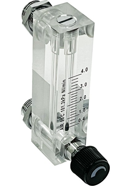 Debimetre - Ayar Vanalı -Debi ölçer - Şamandıralı - Lzm Gaz 0,4 – 4 L/dk