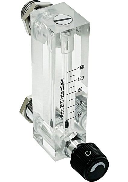 Debimetre - Ayar Vanalı -Debi ölçer - Şamandıralı - Lzm Sıvı 16-160 Ml/dk