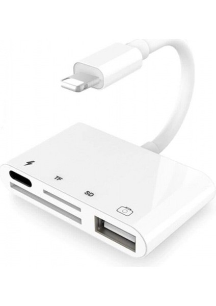 Iphone Ipad USB Şarj Hafıza Kartı Çoklu Çevirici modelleri