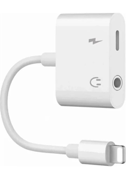 Iphone 3.5mm Aux Kulaklık ve Şarj Çoklayıcı Kablo Çevirici fiyatları
