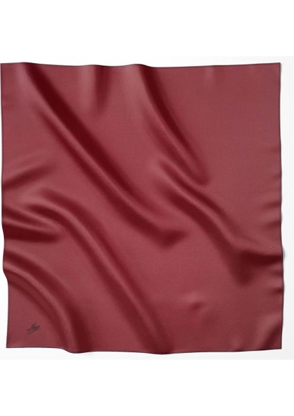 Tivil Eşarp - Polyester Twill - Düz Renk - 8742795-946 - Kırmızı