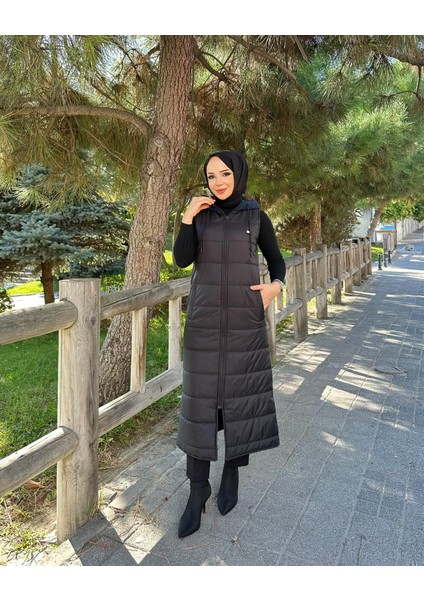 Çift Taraflı Yelek Kışlık Kapitone Şişme 50008