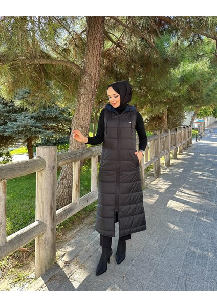 Çift Taraflı Yelek Kışlık Kapitone Şişme 50008 modelleri